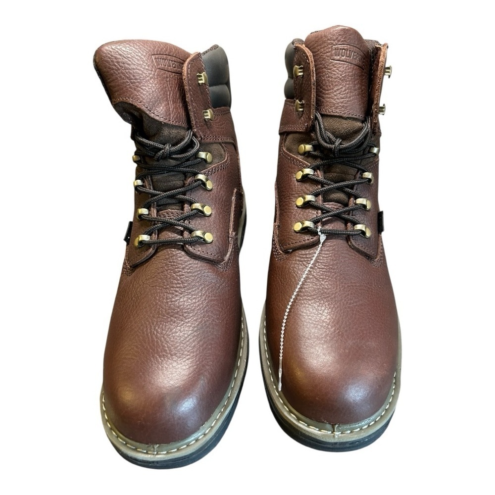 Men’s Wolverine Darco 6” Steel Toe Work Boots W02406 – Brown Leather Size 12 EW - Picture 7 of 15